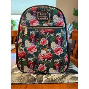 DISNEY x LOUNGEFLY ROBINHOOD FLORAL MINI BACKPACK